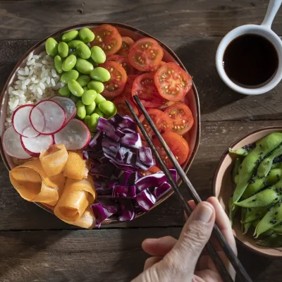 Poke bowl de tomate cherry Divino Supreme